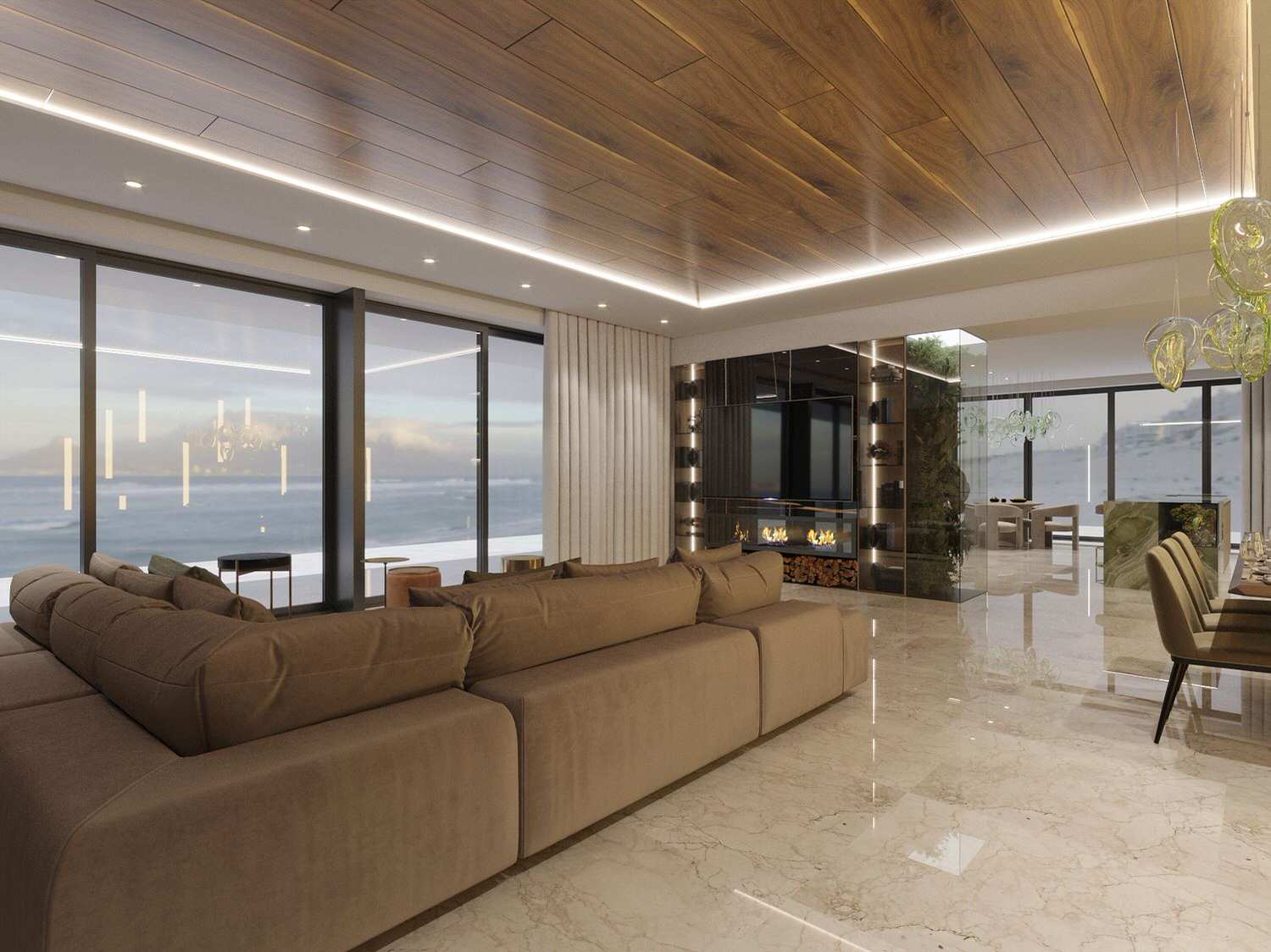 Penthouse Design In SOHO Tower, Paphos, Cyprus