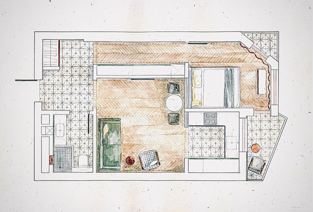 План расстановки мебели