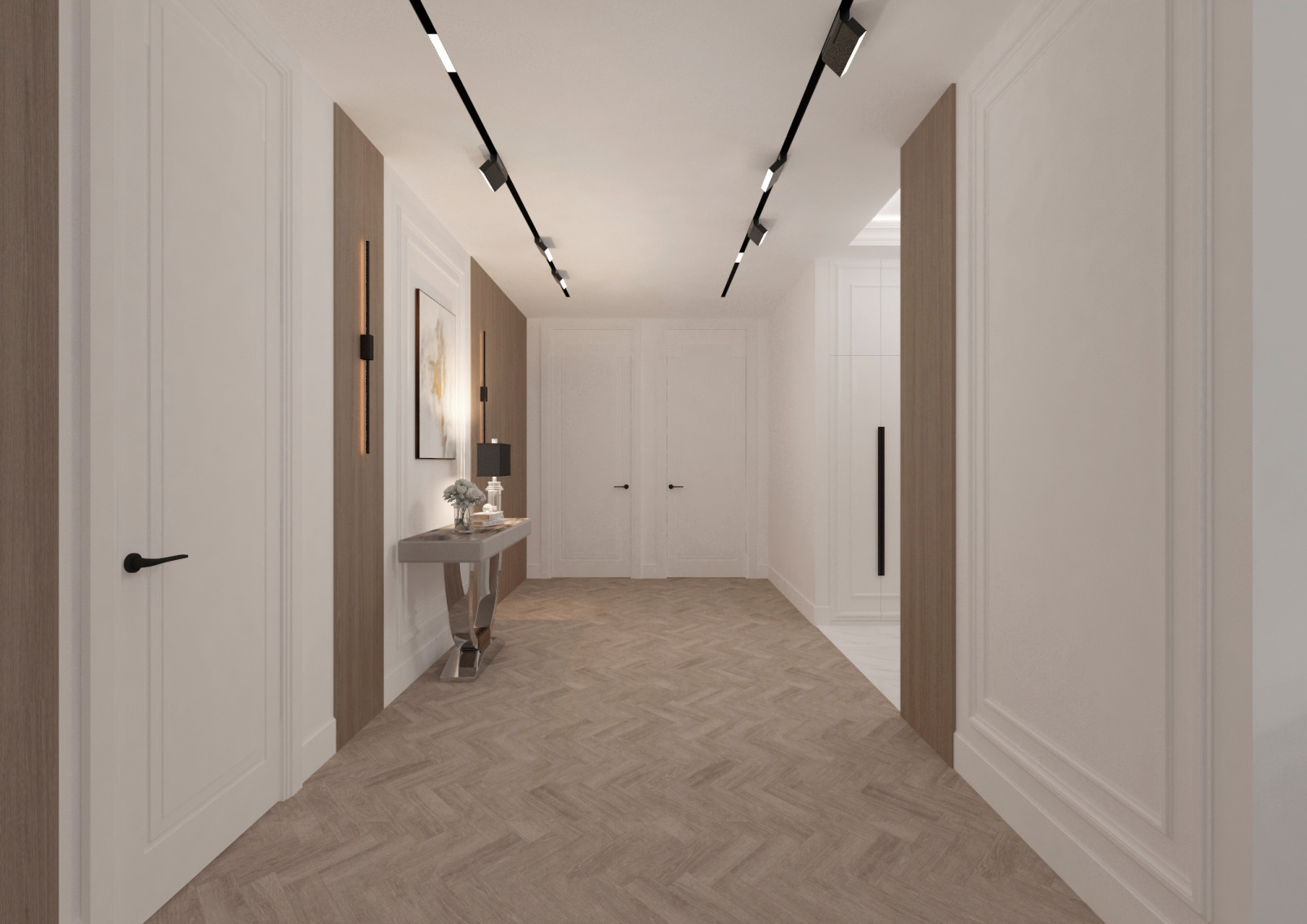 Гостиная-кухня-прихожая