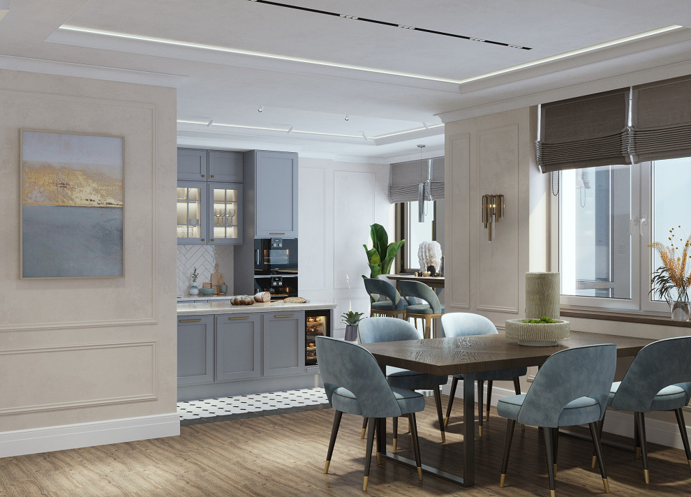 Обложка проекта: Квартира в ЖК "Балтийская Жемчужина", 157 м2