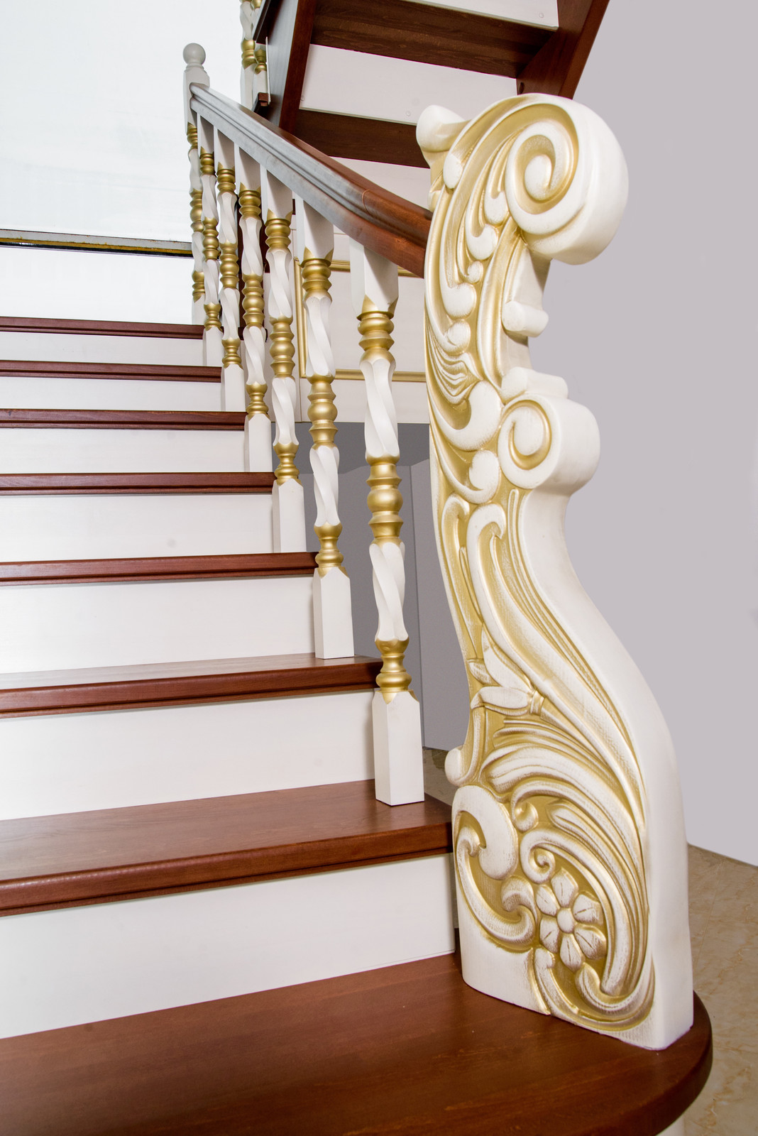 лестница из бука