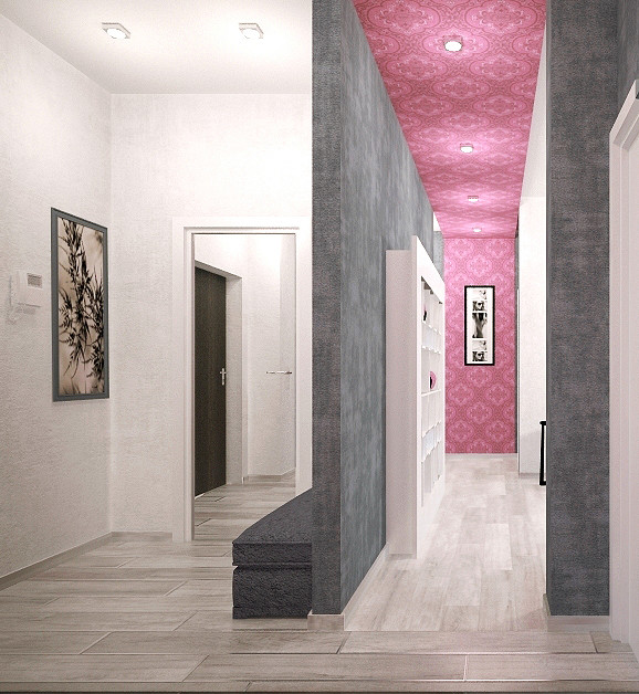 Двухкомнатная квартира: яркий минимализм. 2013 г