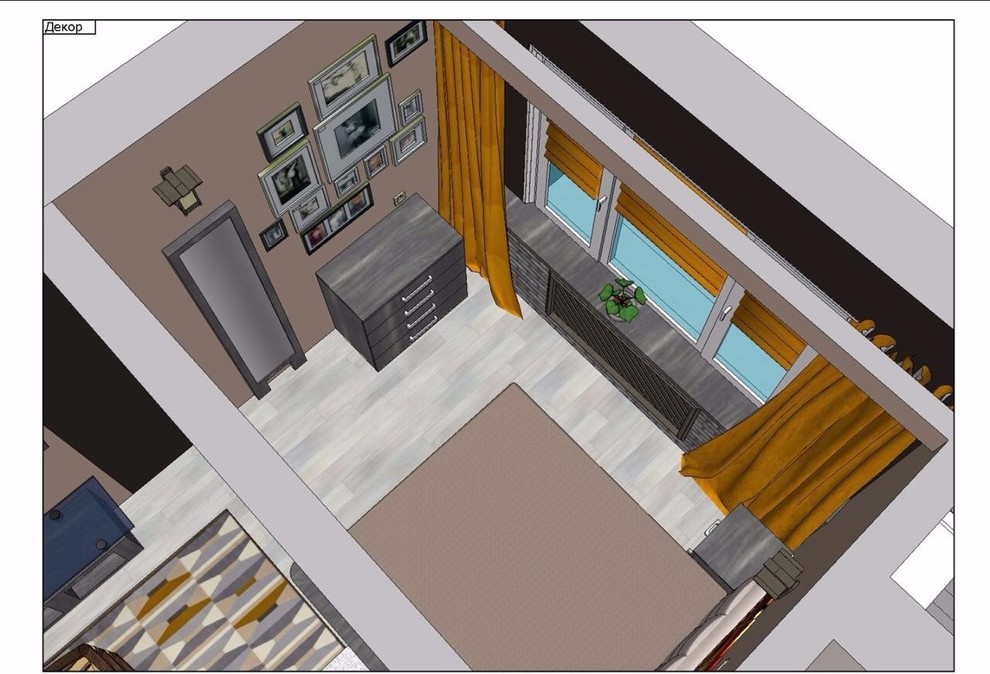 Технический дизайн маленькой квартиры