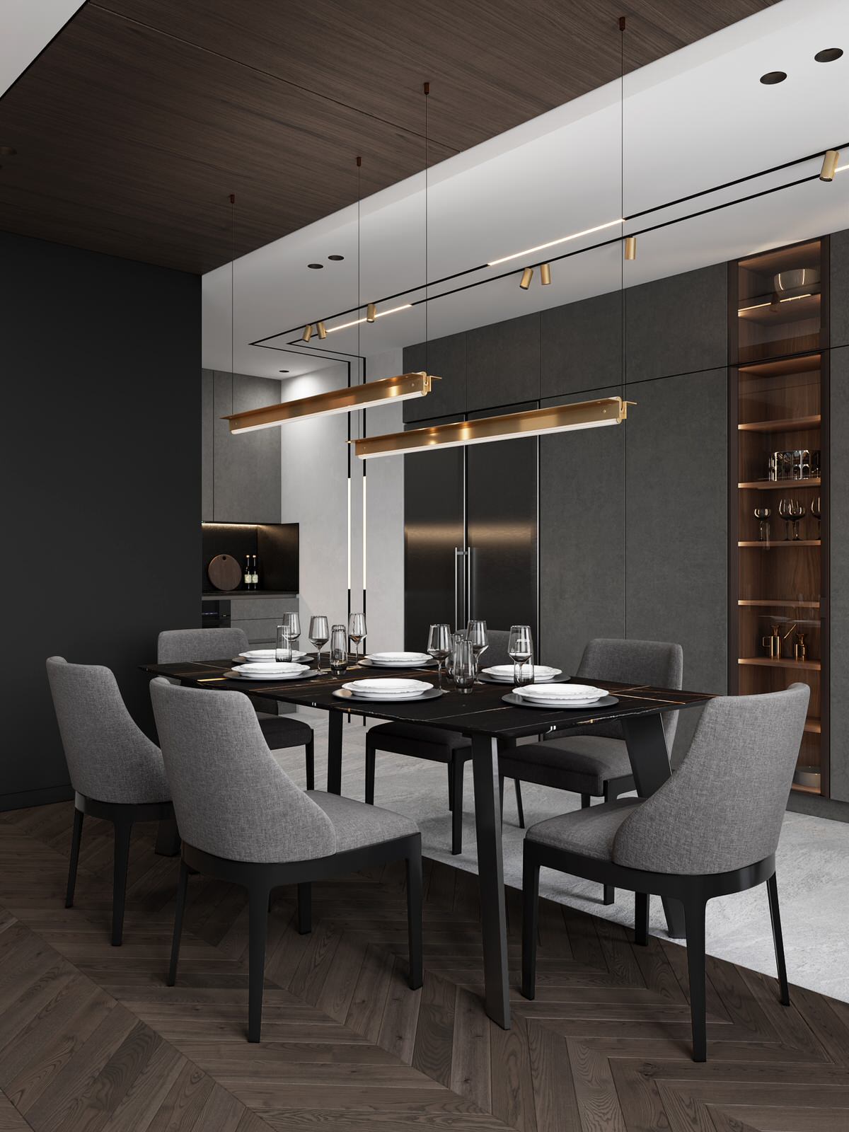 Дизайн четырёхкомнатной квартиры в ЖК "Наследие" | Москва | Россия |