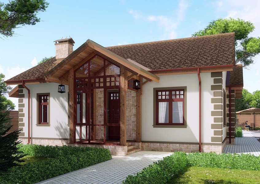 Главный фасад. Вид 3