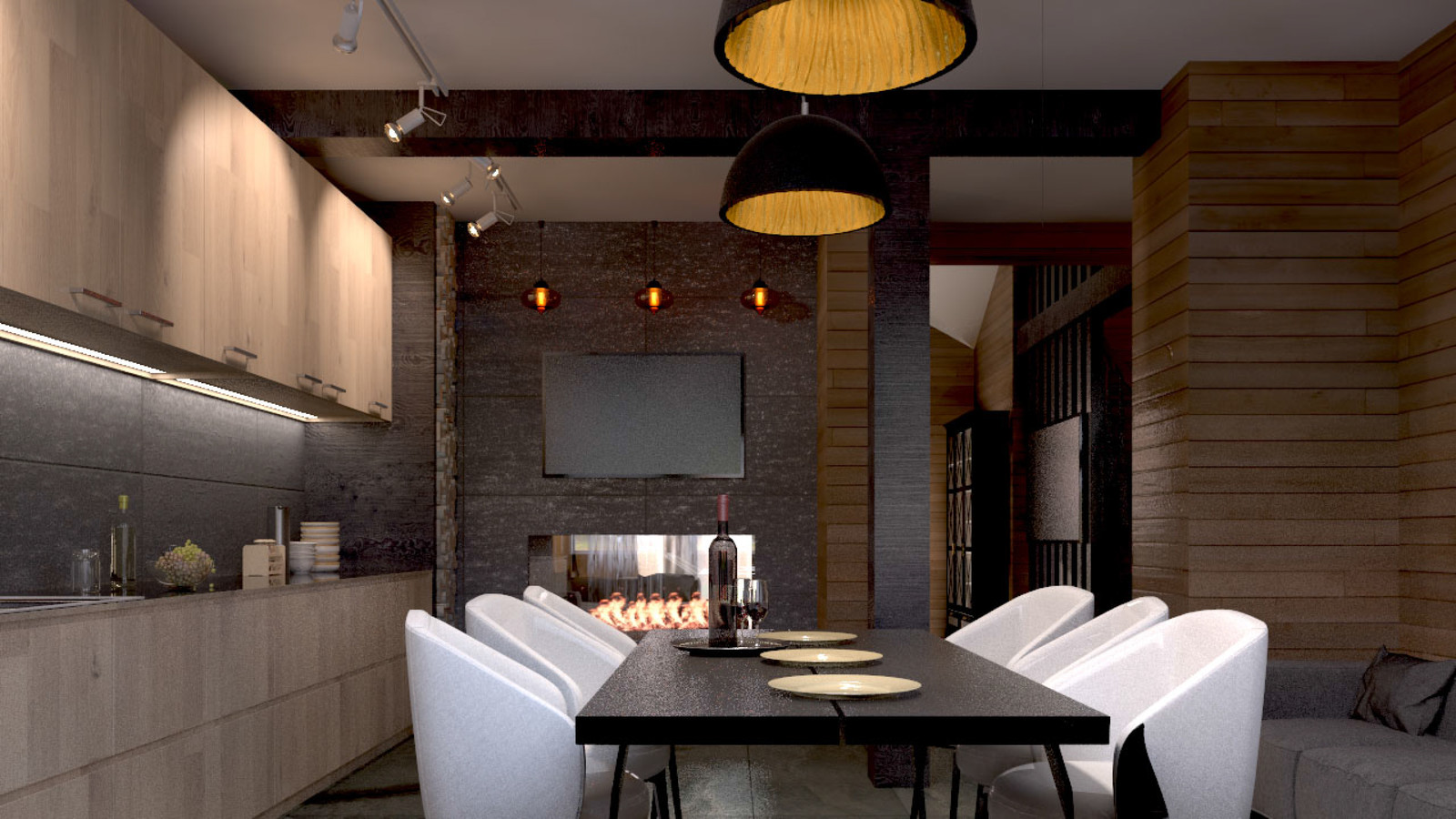 Деревянный дом в Непряхино