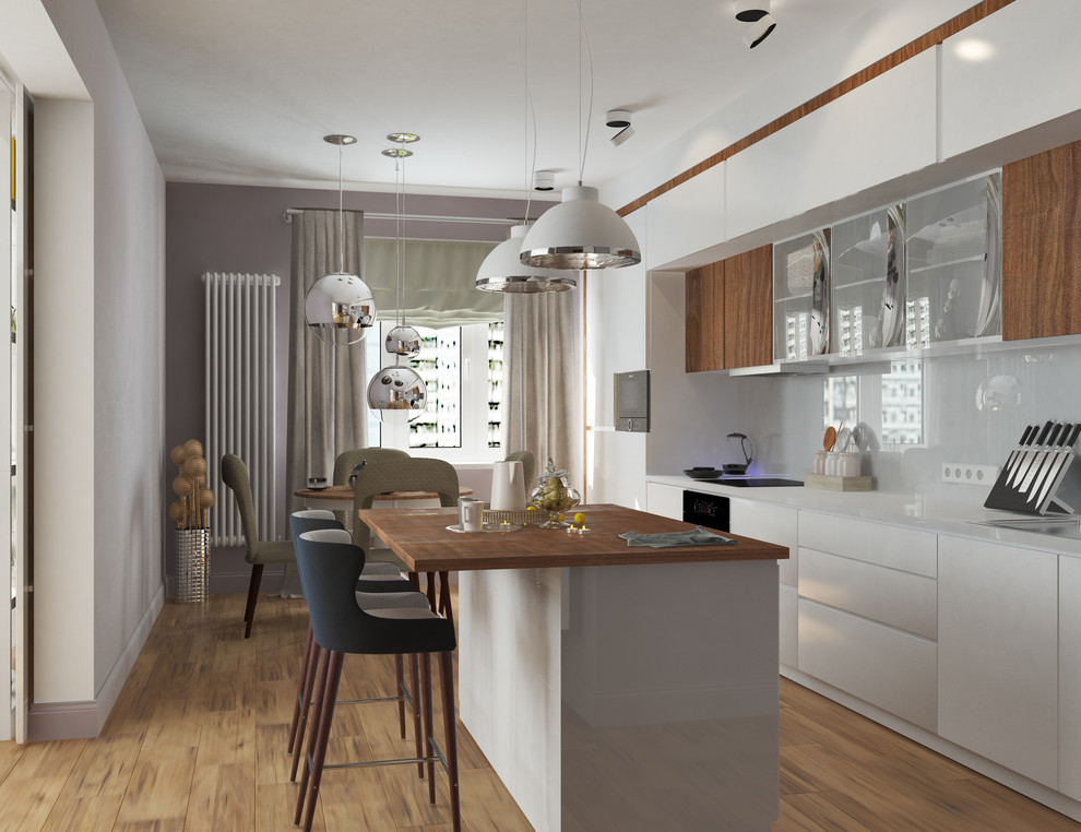 Трёхкомнатная квартира с элементами LOFT