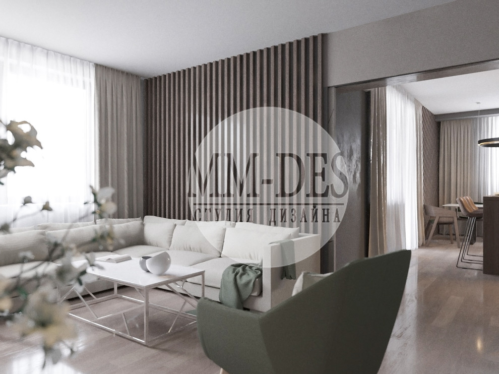 Современная квартира. "Бетонные джунгли"