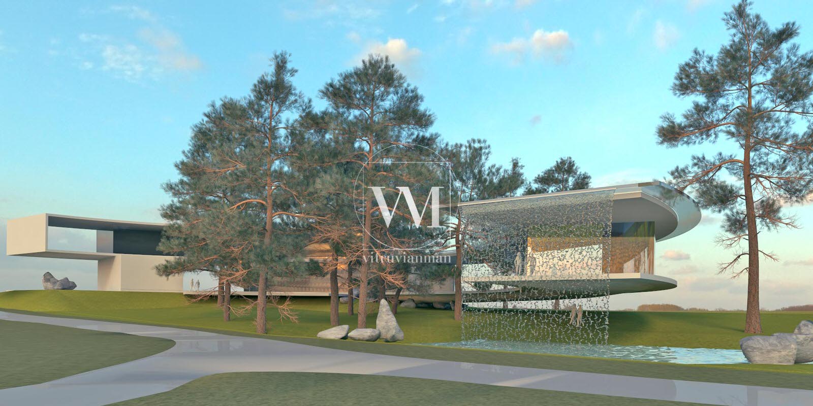 Архитектурная концепция виллы №1