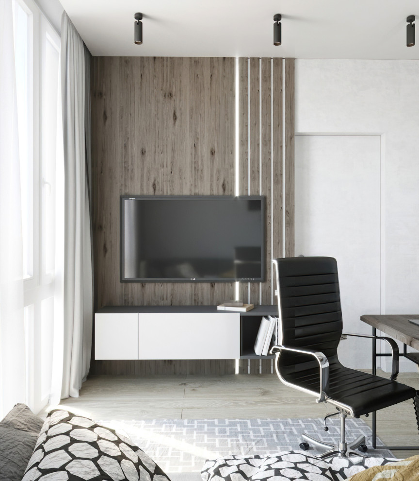 Квартира в современном стиле с элементами лофта