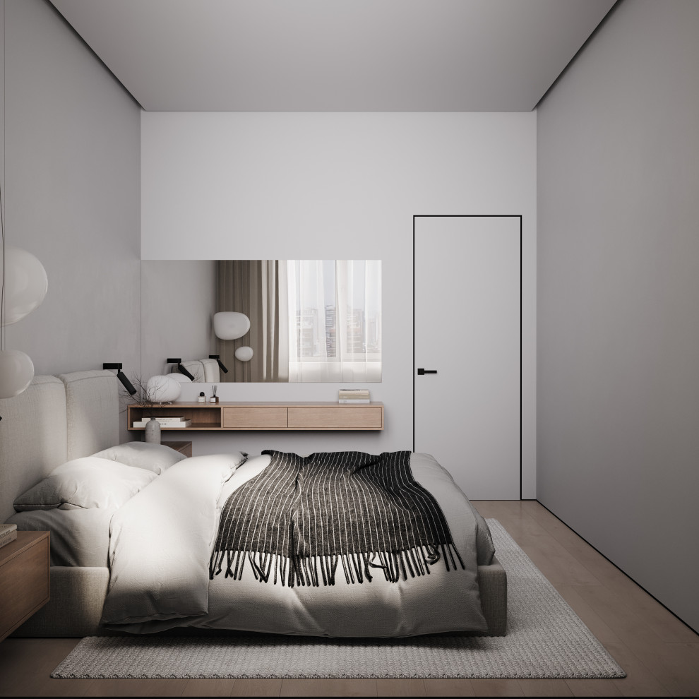 ЖК ID-Kudrovo, лаконичный интерьер в концепции минимализм