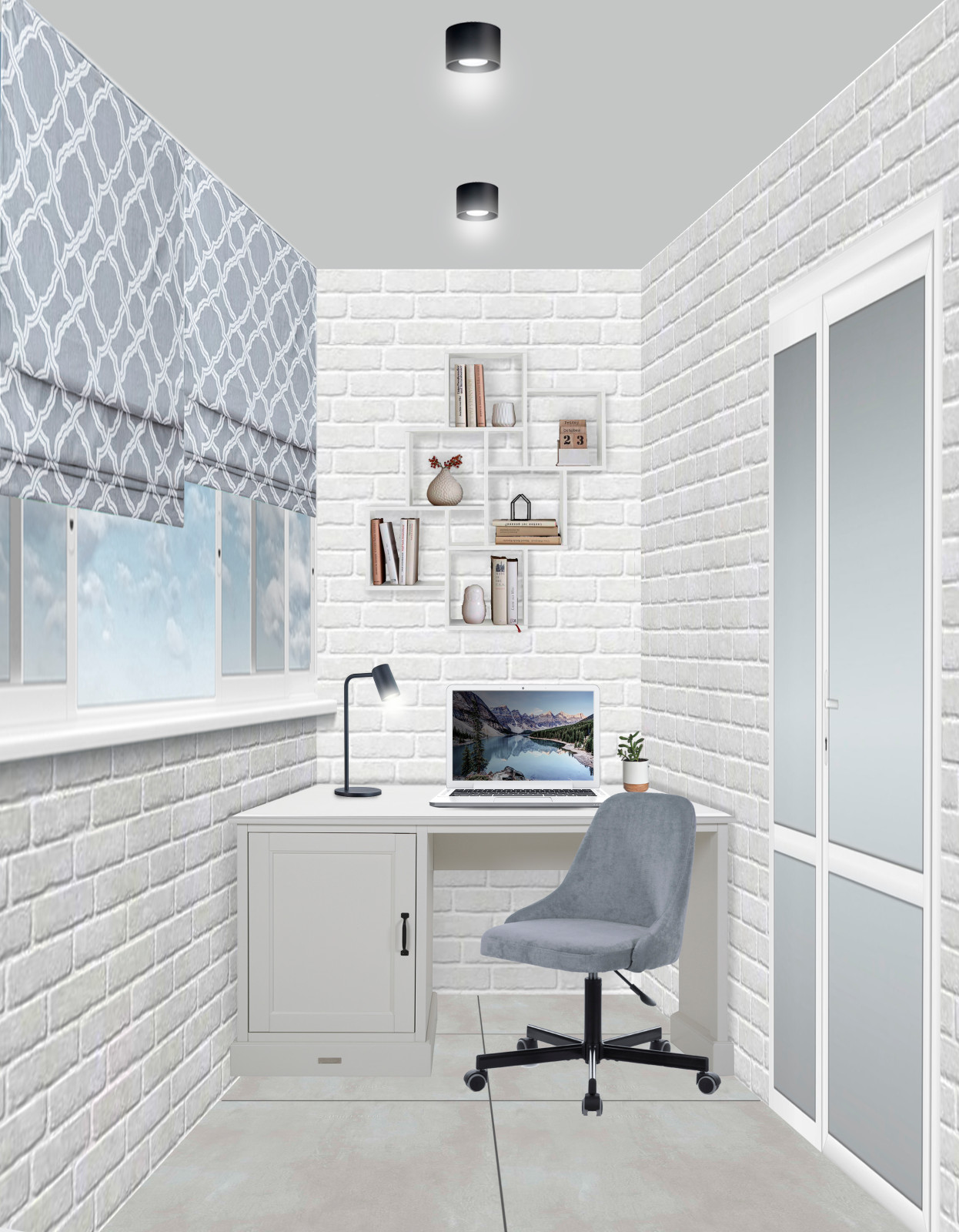 Квартира для отпуска. Эскизный проект.