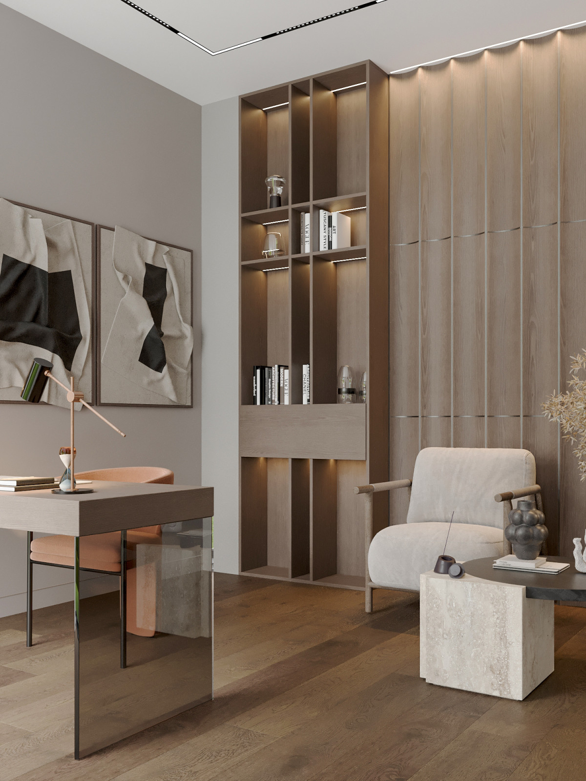 Загородный Дом Кабинет