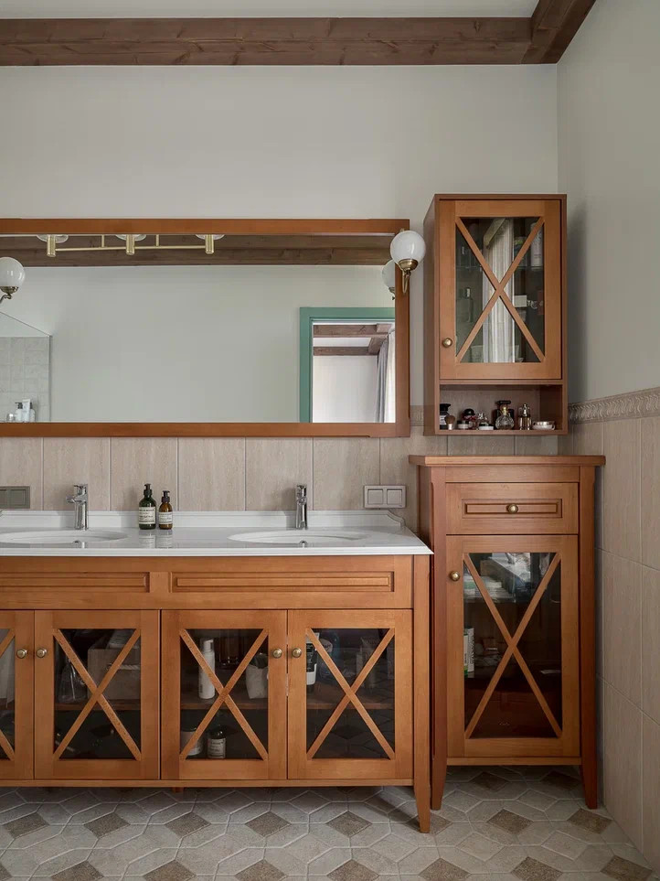 Дом из клееного бруса в стиле шале