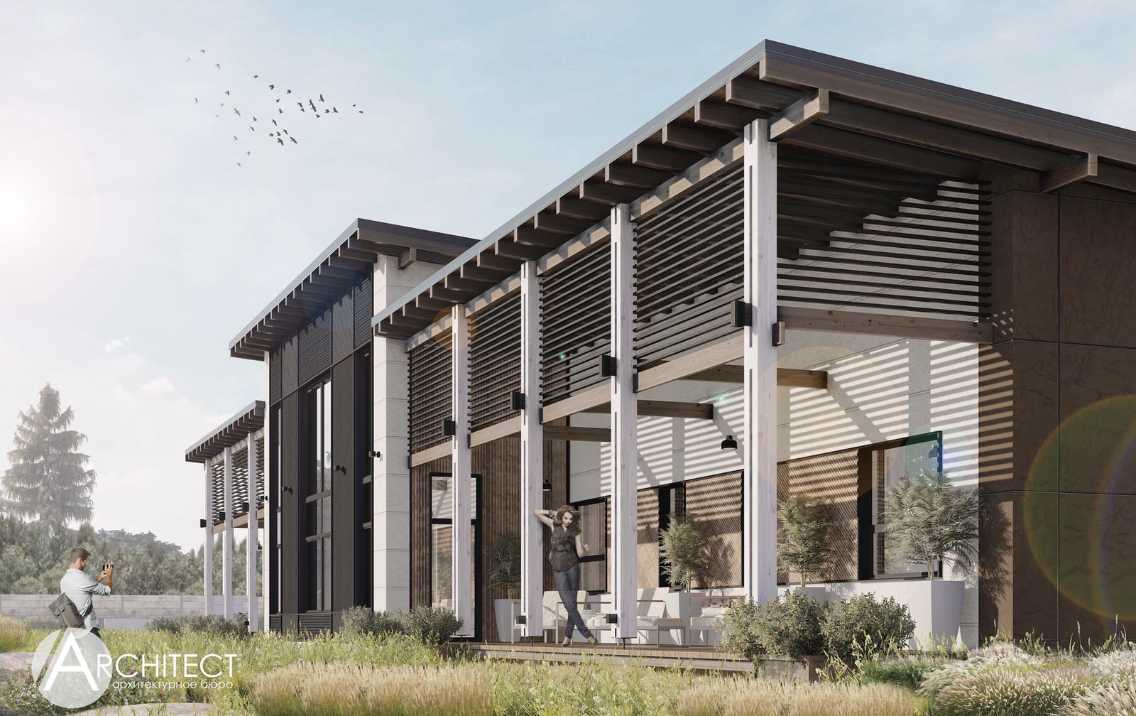 Одноэтажный дом в Протасах