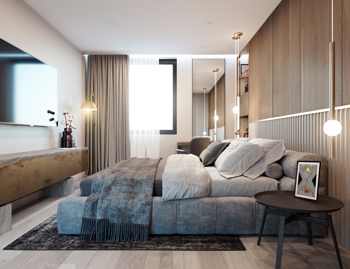 Проект интерьера в современном стиле для современной семьи