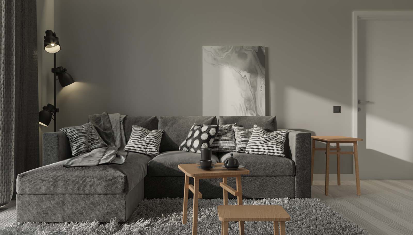 Обложка проекта: Интерьер однокомнатной квартиры