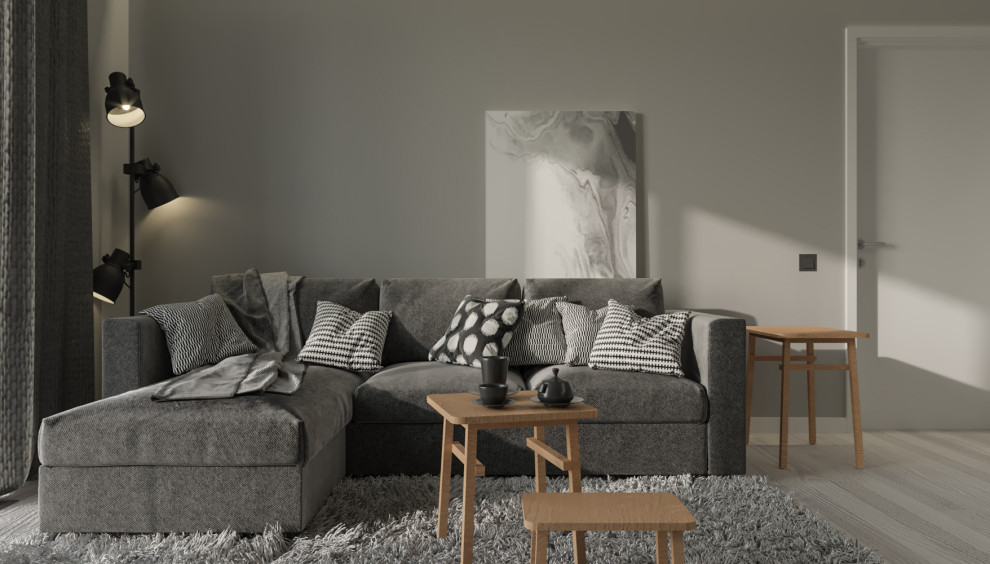 Обложка проекта: Интерьер однокомнатной квартиры