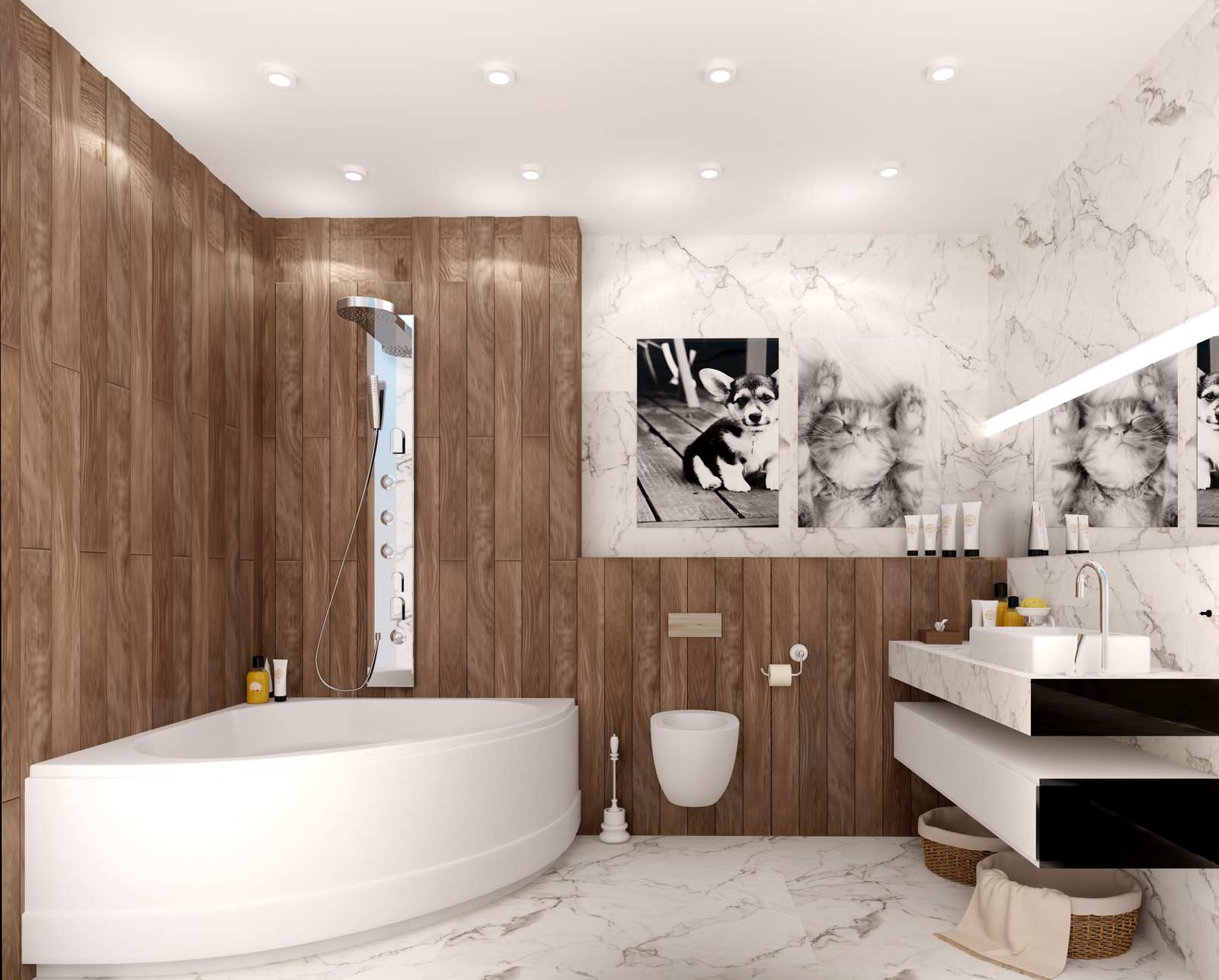 Loft for young family. Лофт для молодой семьи