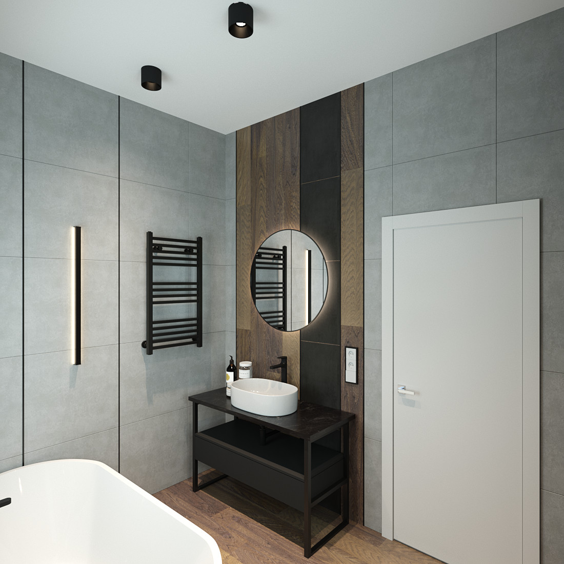 Загородный дом в одном уровне