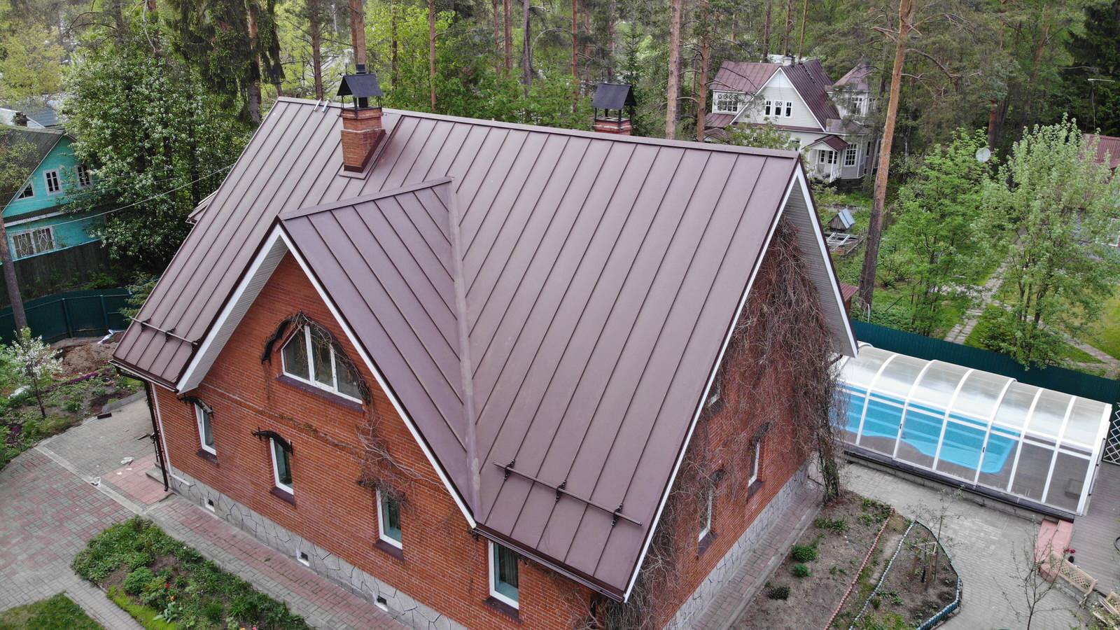 Реконструкция кровли. Утепление. Фальцевая кровля.