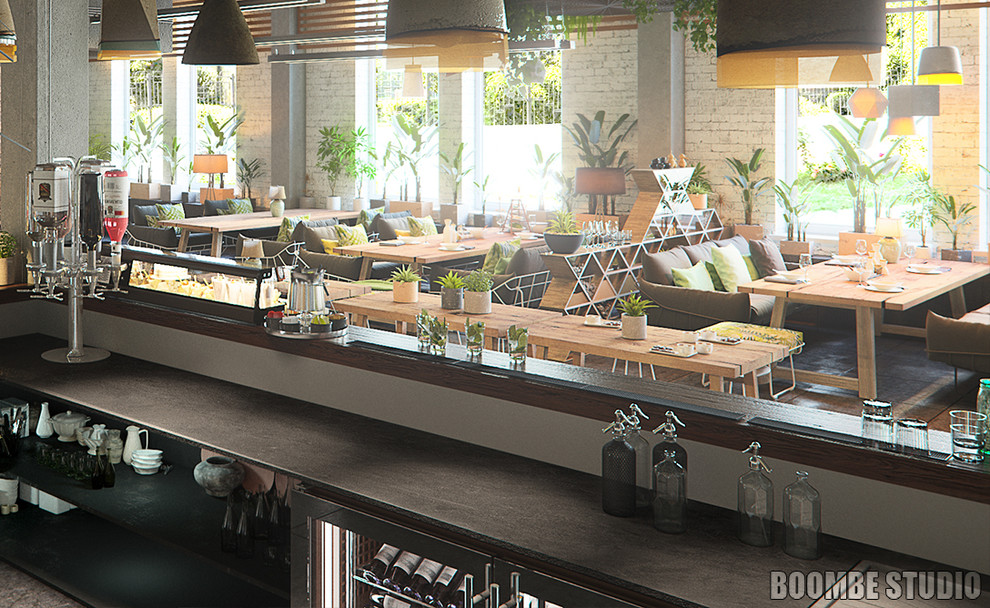 Project of "GARDEN" restaurant in Melbourne