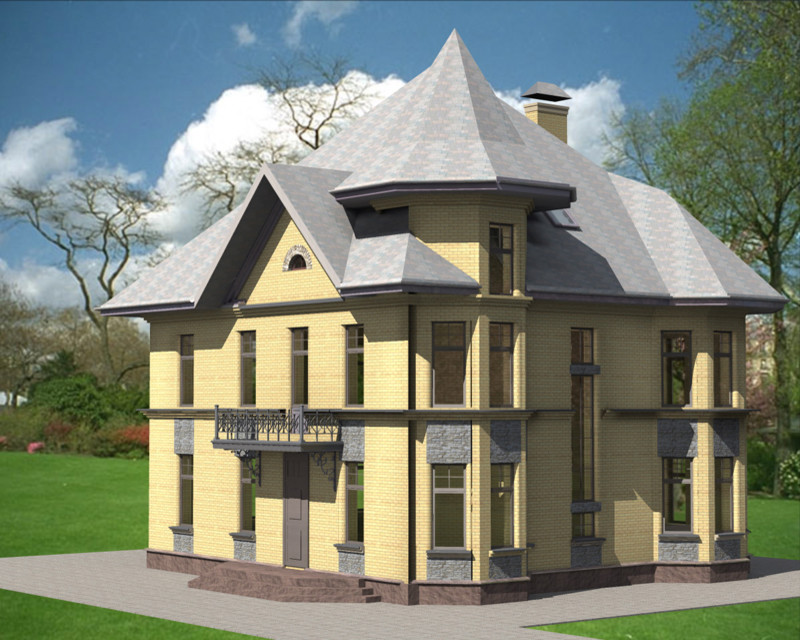 Малоэтажная архитектура, интерьеры коттеджа.