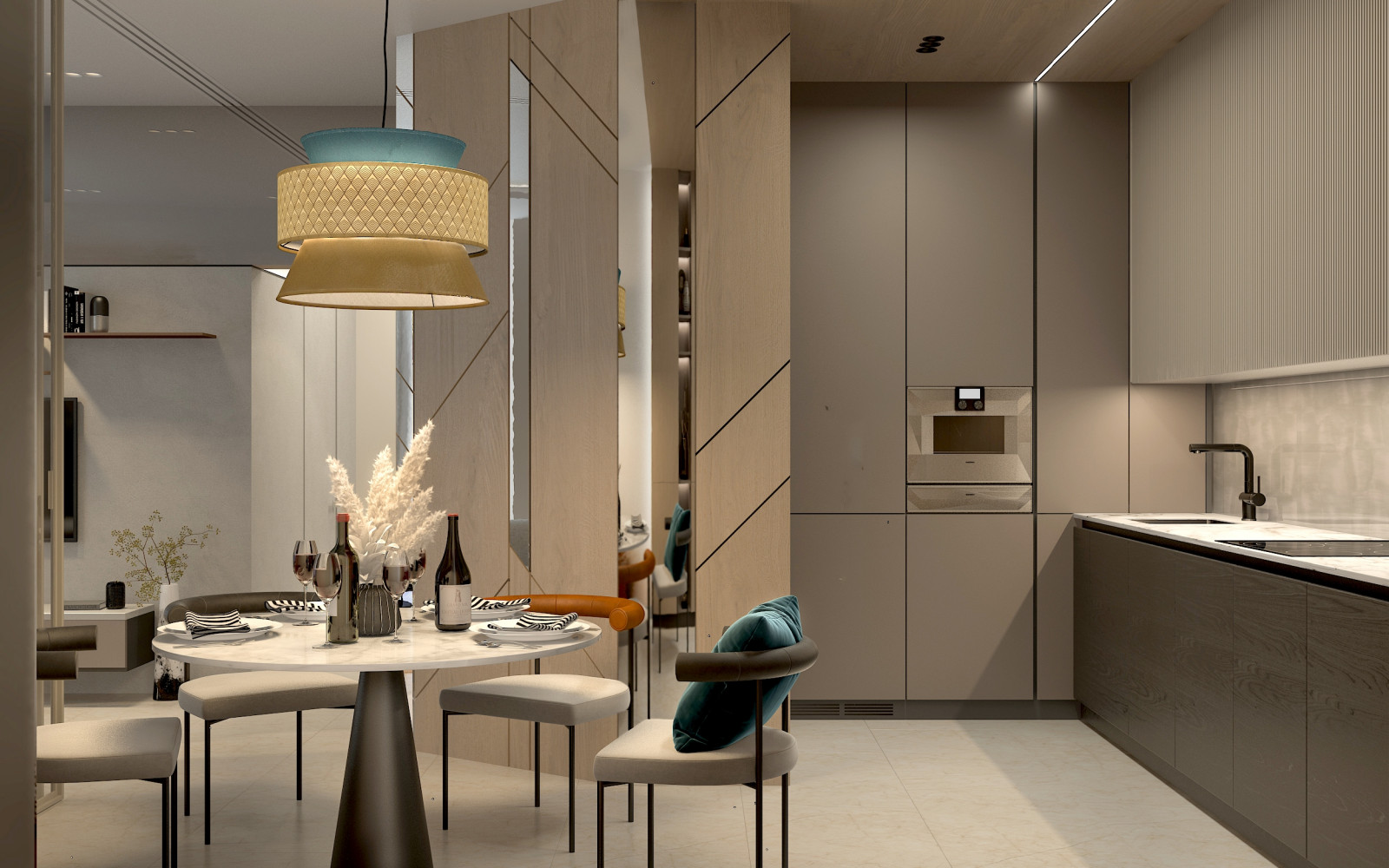 Дизайн интерьера апартаментов в Крму