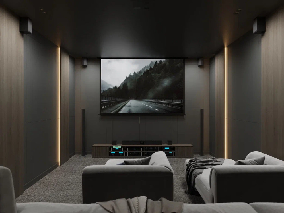 Дом с кинотеатром площадью 370 кв.м.