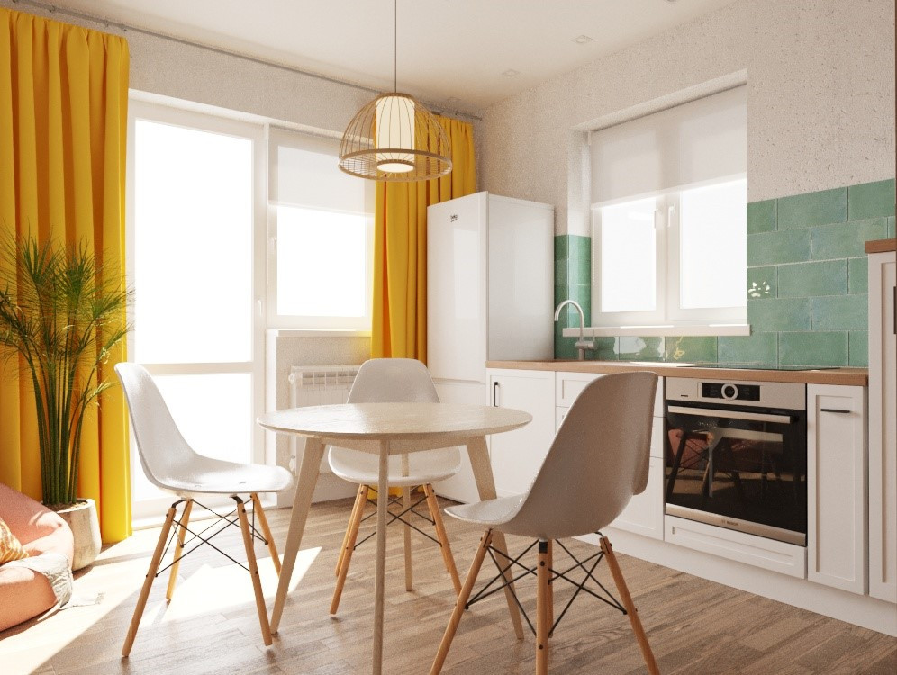 Обложка проекта: Студия 26м2 ЖК Семейный парк