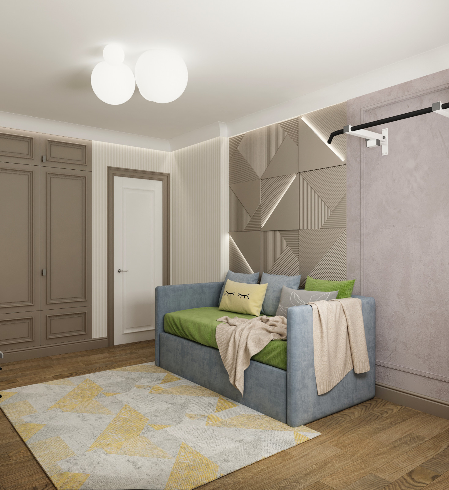 Обложка проекта: Проект интерьера 4-комнатной квартиры 115 кв.м в ЖК «Черняховского 19»