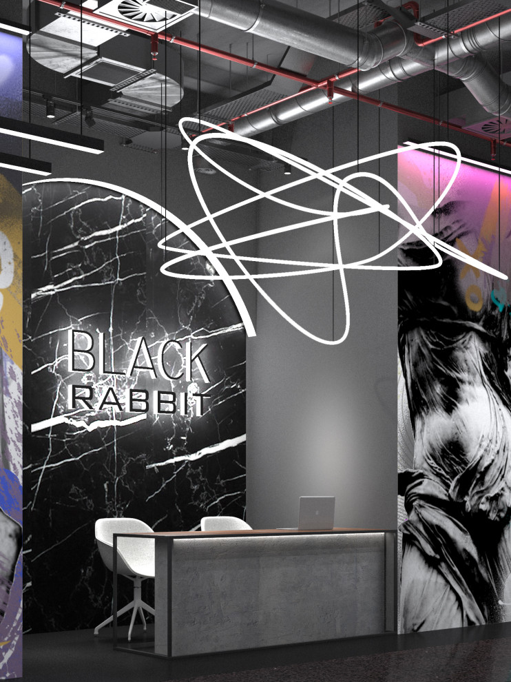 БАРБЕРШОП И САЛОН КРАСОТЫ BLACK RABBIT 140 КВ.М. Г. МОСКВА