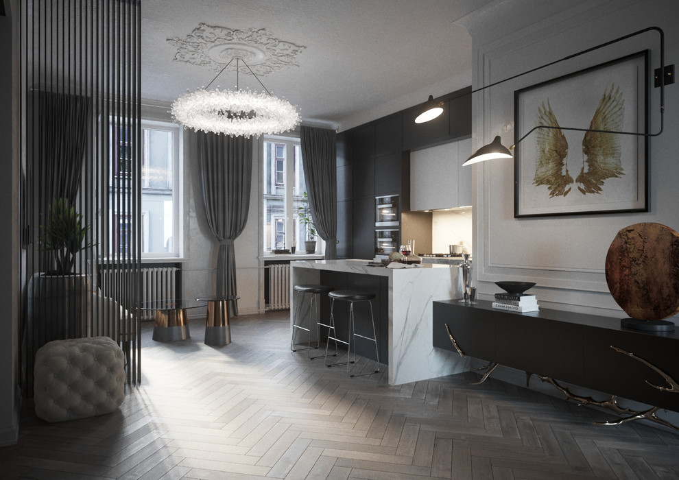 Room_012_интерьер квартиры "Москва, ул. Новый Арбат, 30/9"