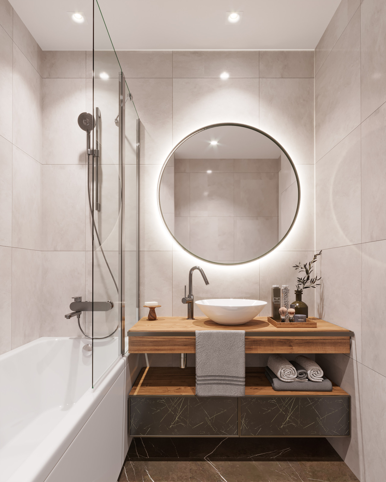 Интерьер квартиры площадью 49,17 м2