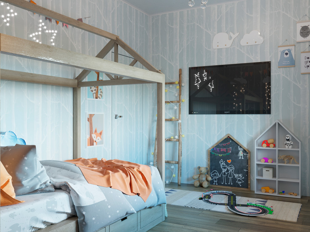 Двухэтажный дом в стиле лофт