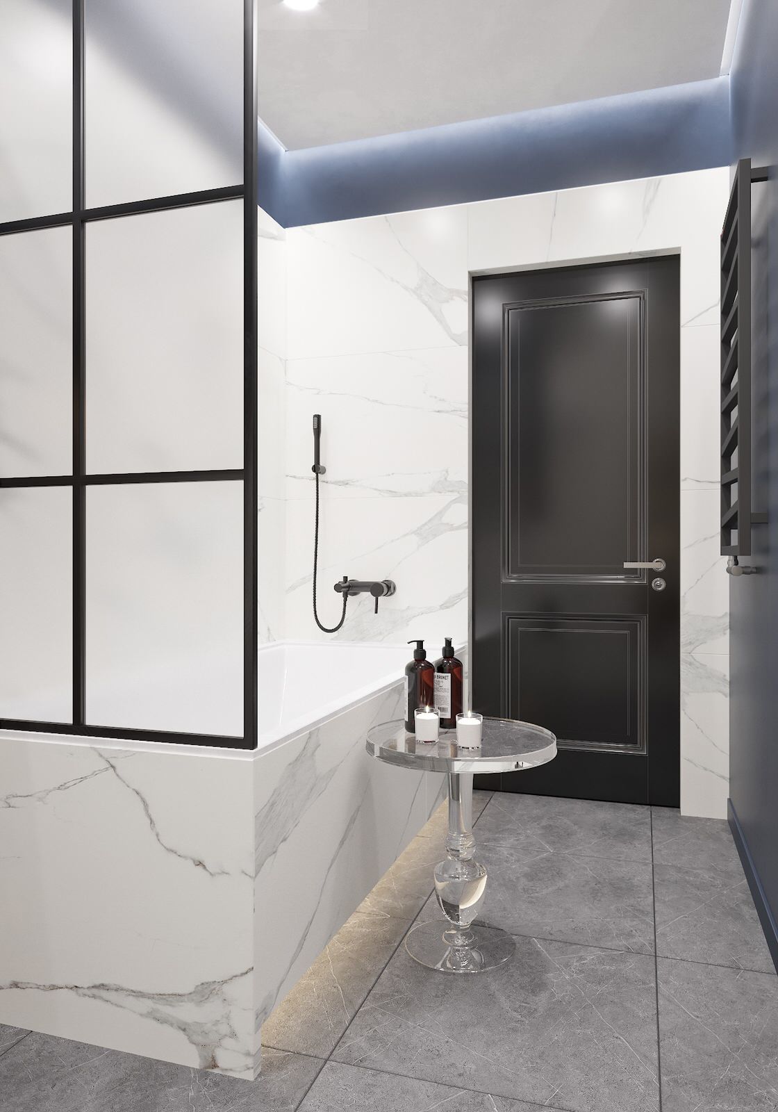 Дизайн-проект интерьера квартиры в г.Владивостоке ЖК "Алые паруса"