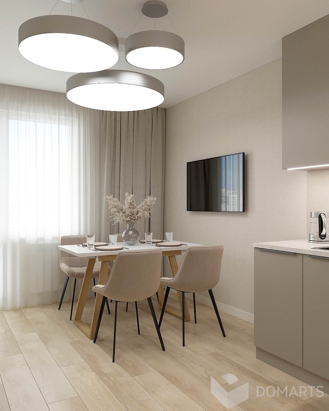 Кухня-гостиная 15,9 м2