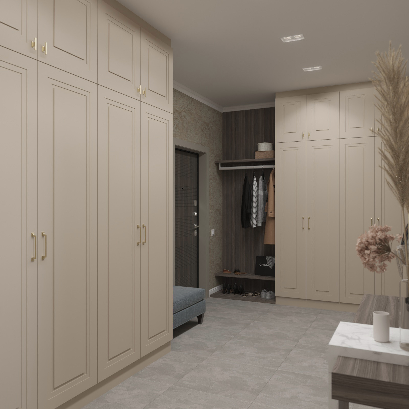 Обложка проекта: Двухкомнатная квартира в стиле сдержанной неоклассики