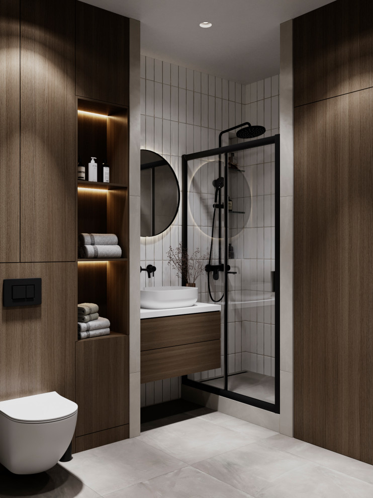 Современный mid-century в ЖК Западный Порт