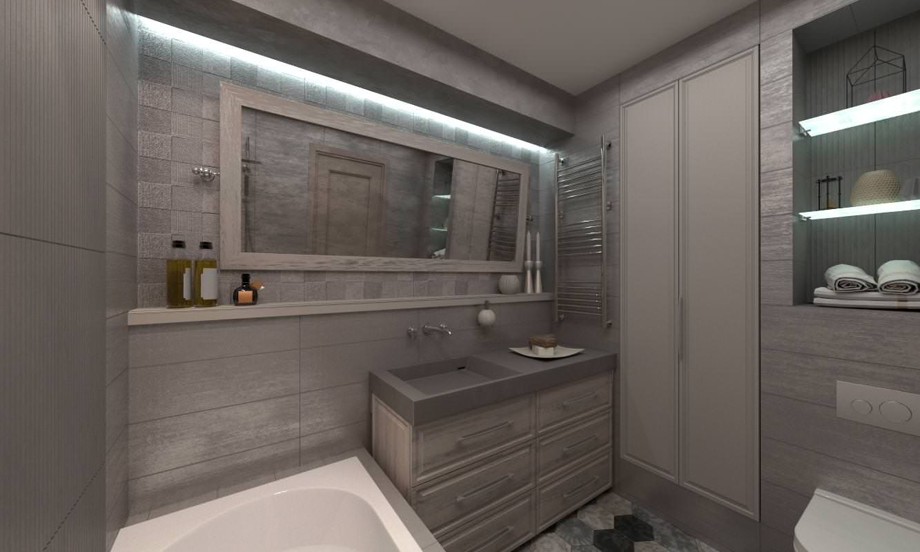 Проект квартиры "Капучино и МОРЕ"