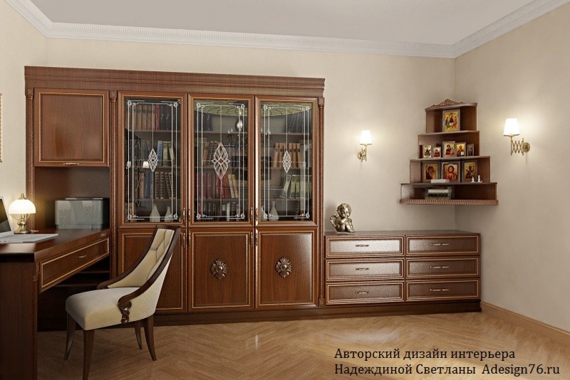 ГОСТИНАЯ С ВИТРАЖОМ И ЗЕРКАЛЬНОЙ МОЗАЙКОЙ