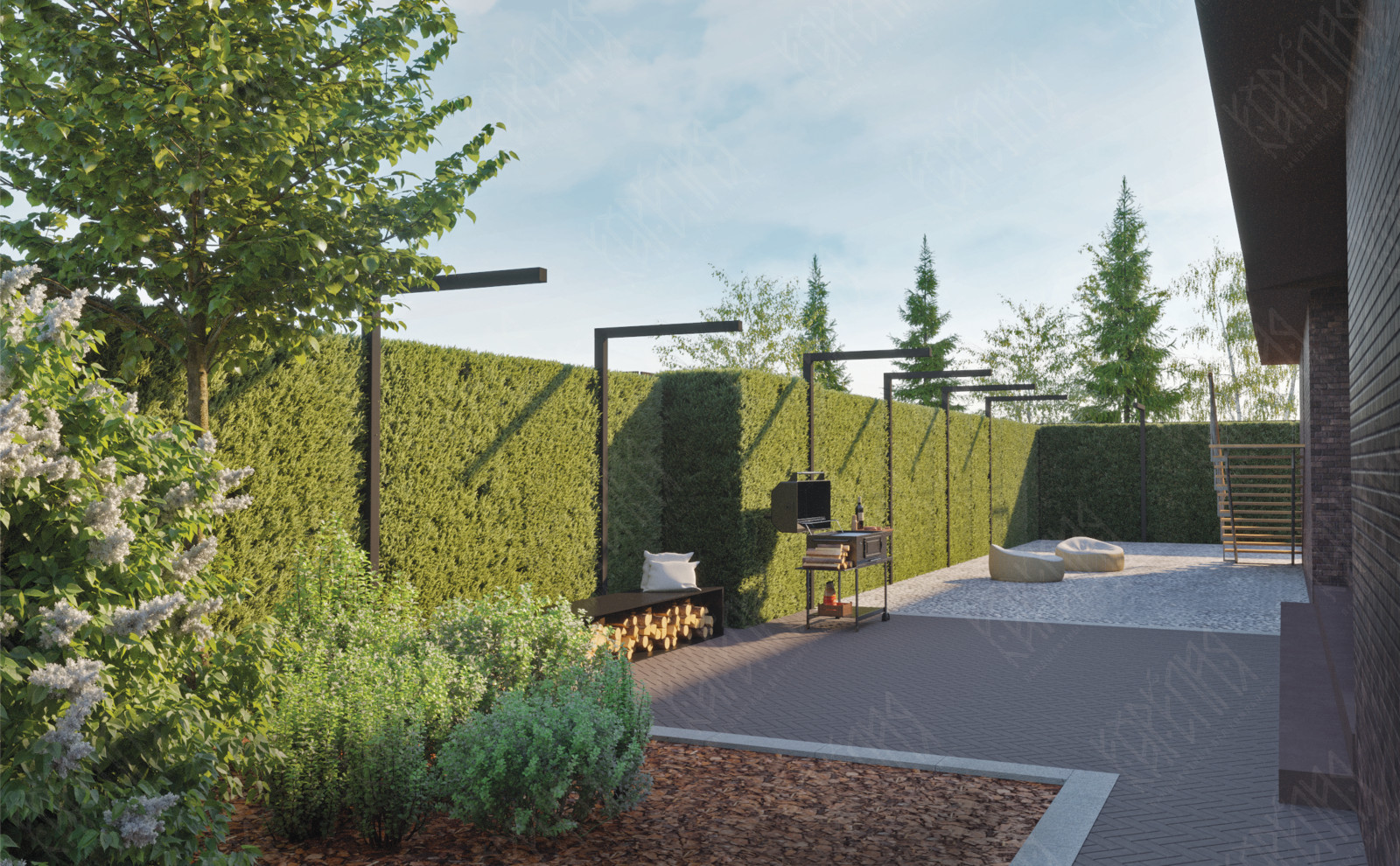 Зона барбекю