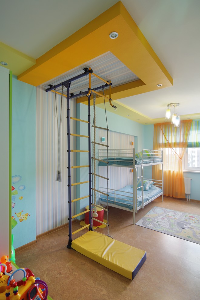 Интерьер 3-хкомнатной квартиры-студии