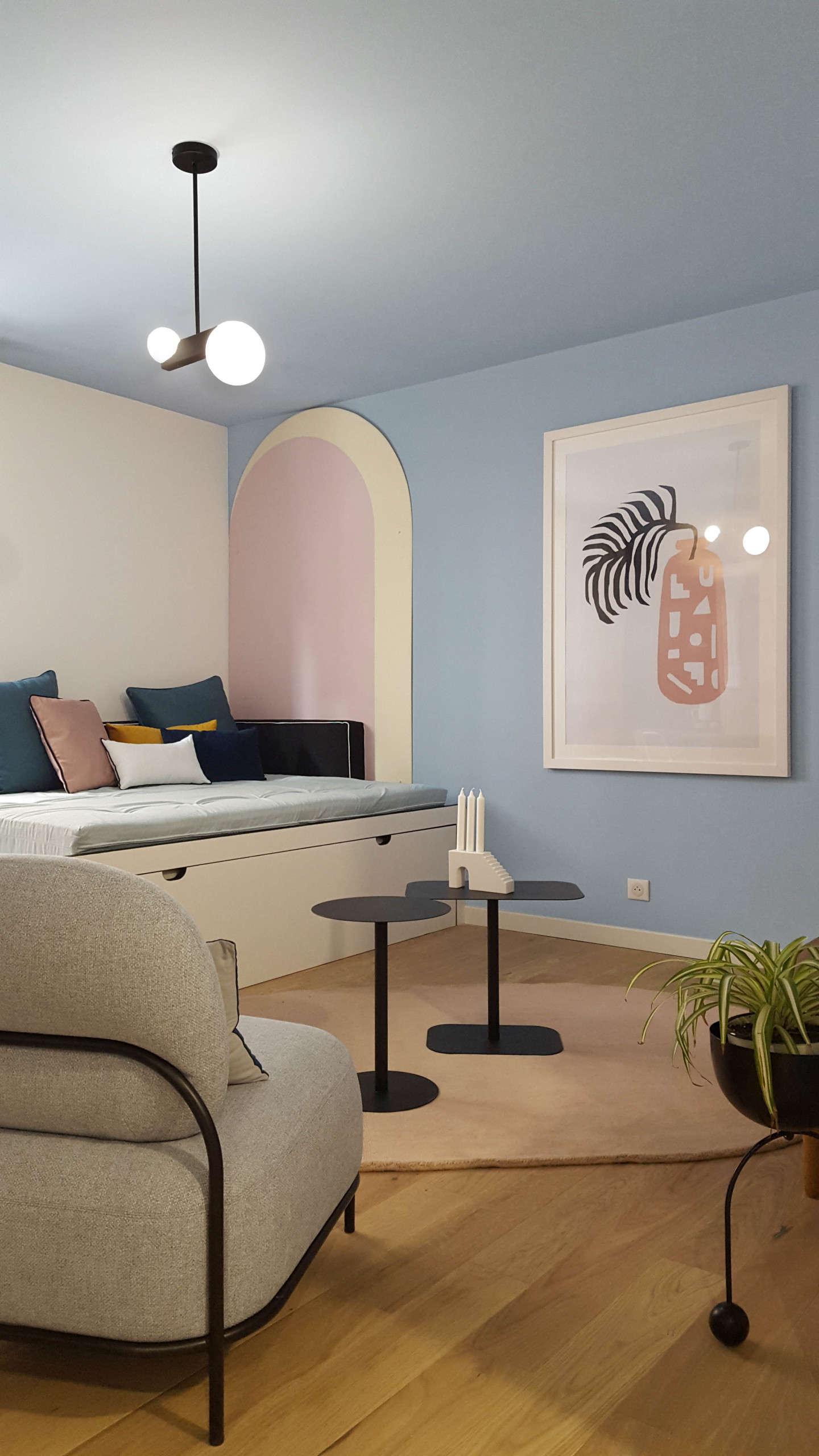 До и после: Арки, терраццо и тайная кровать— в квартире 43 кв.м.