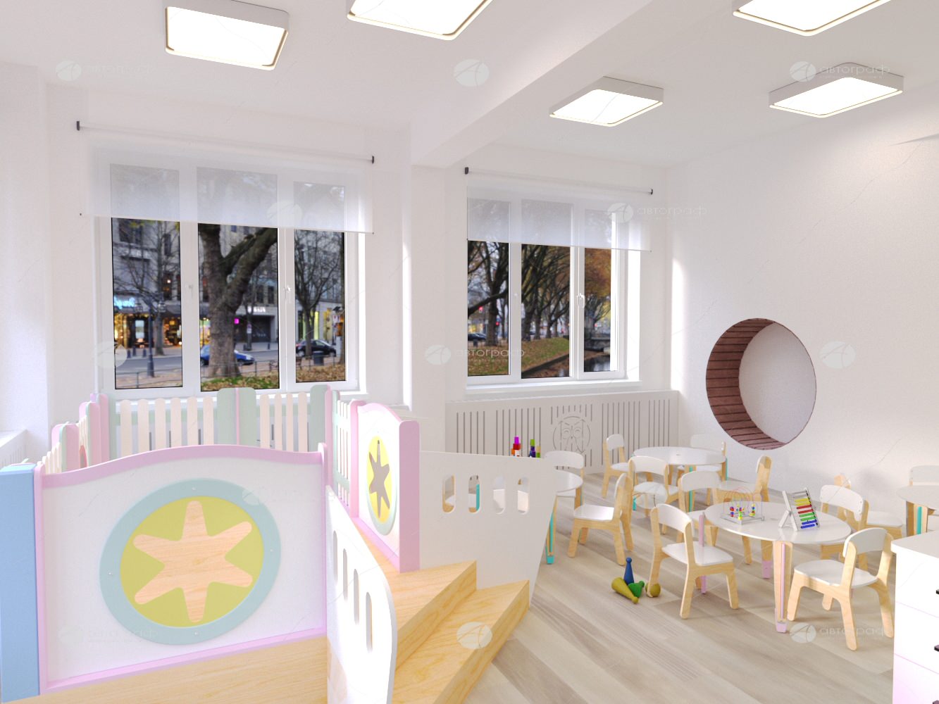 Дизайн-проект ясли "Япония"