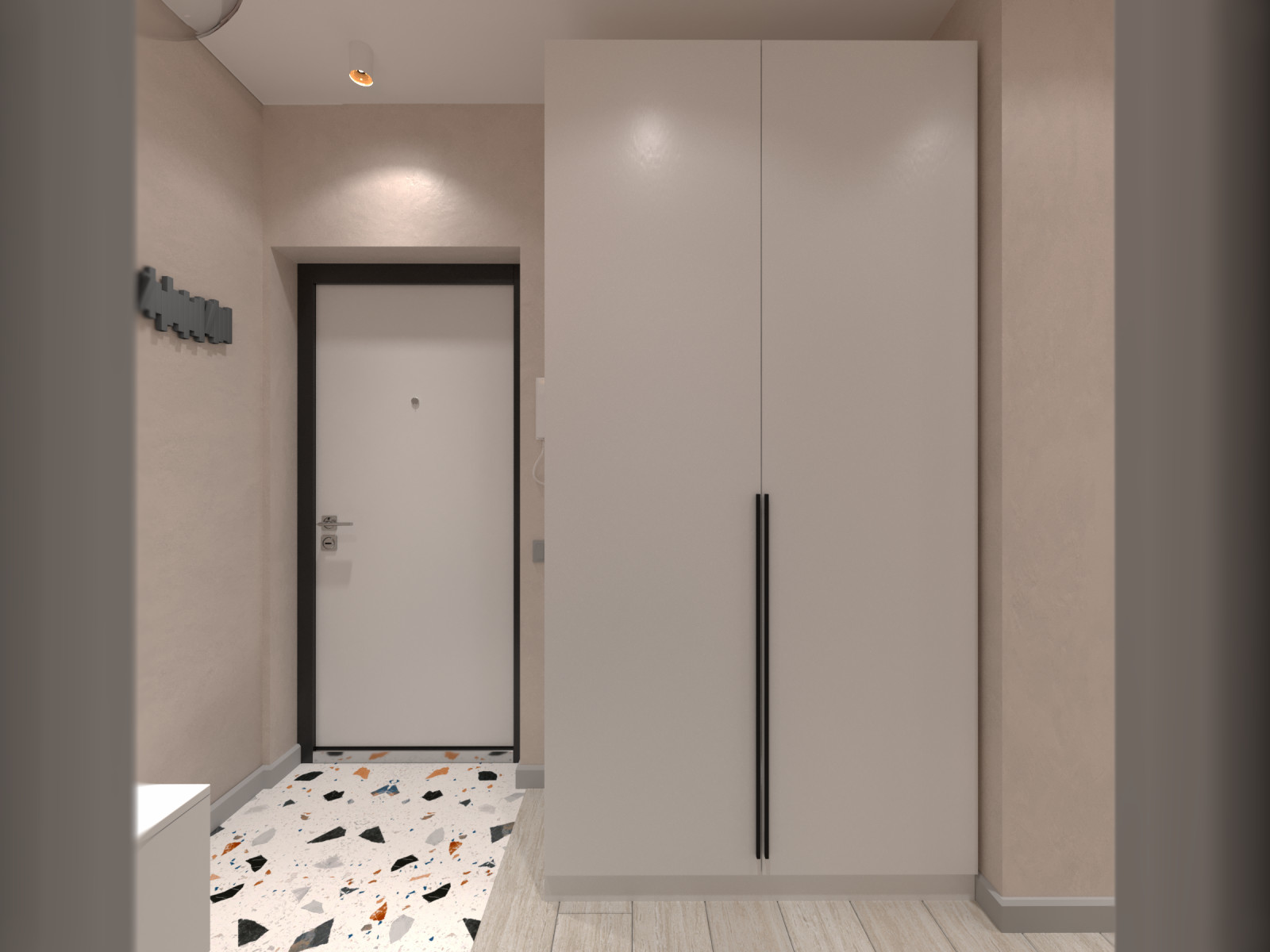 Квартира для холостяка (визуализации и коллажи)