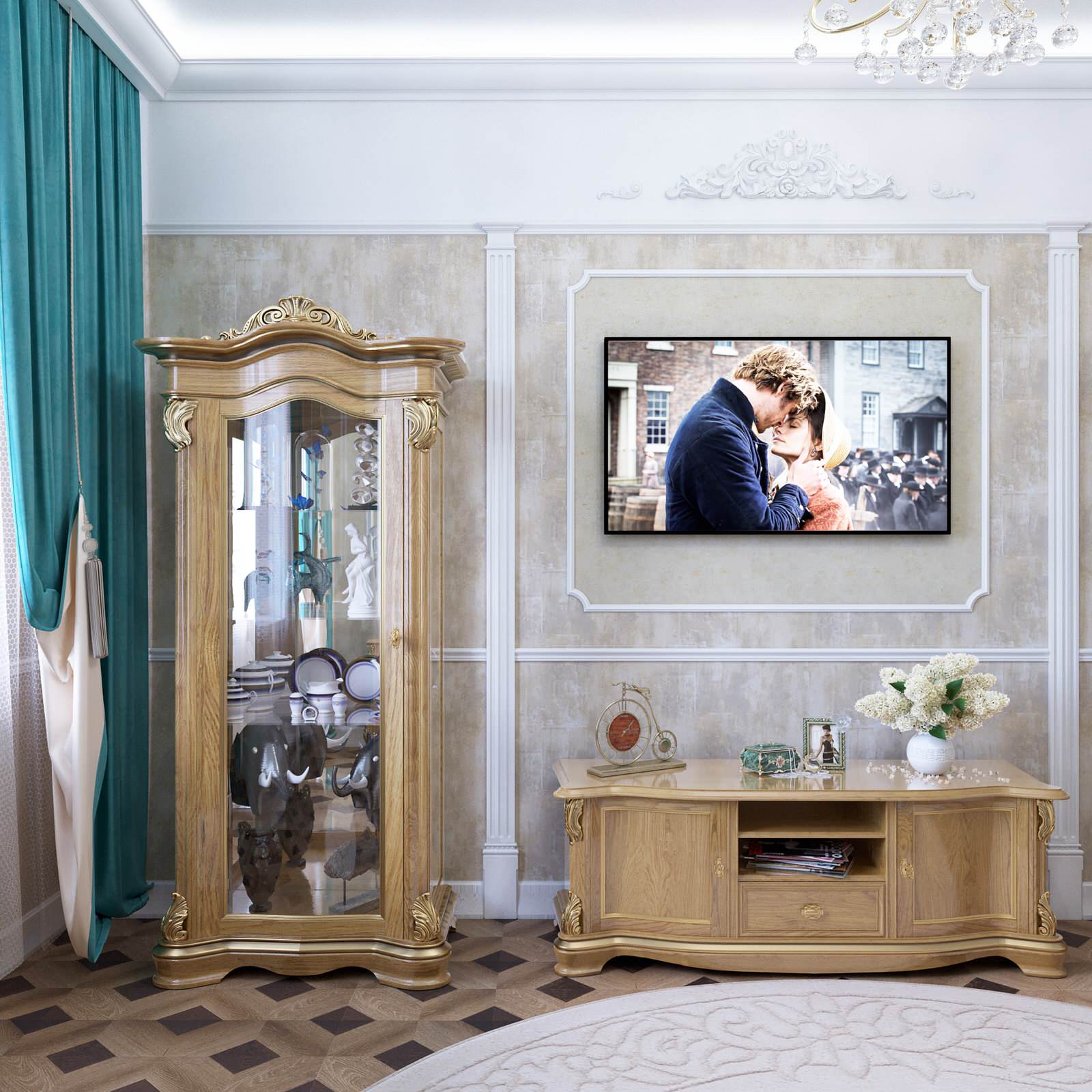 Обложка проекта: ул. Карла Маркса. Гостиная-спальня.