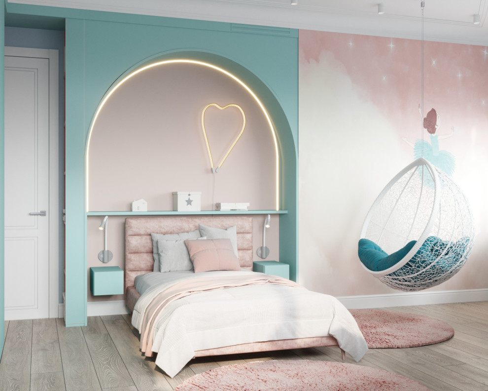 Обложка проекта: Детская для девочки_"Закат на 51-м этаже"