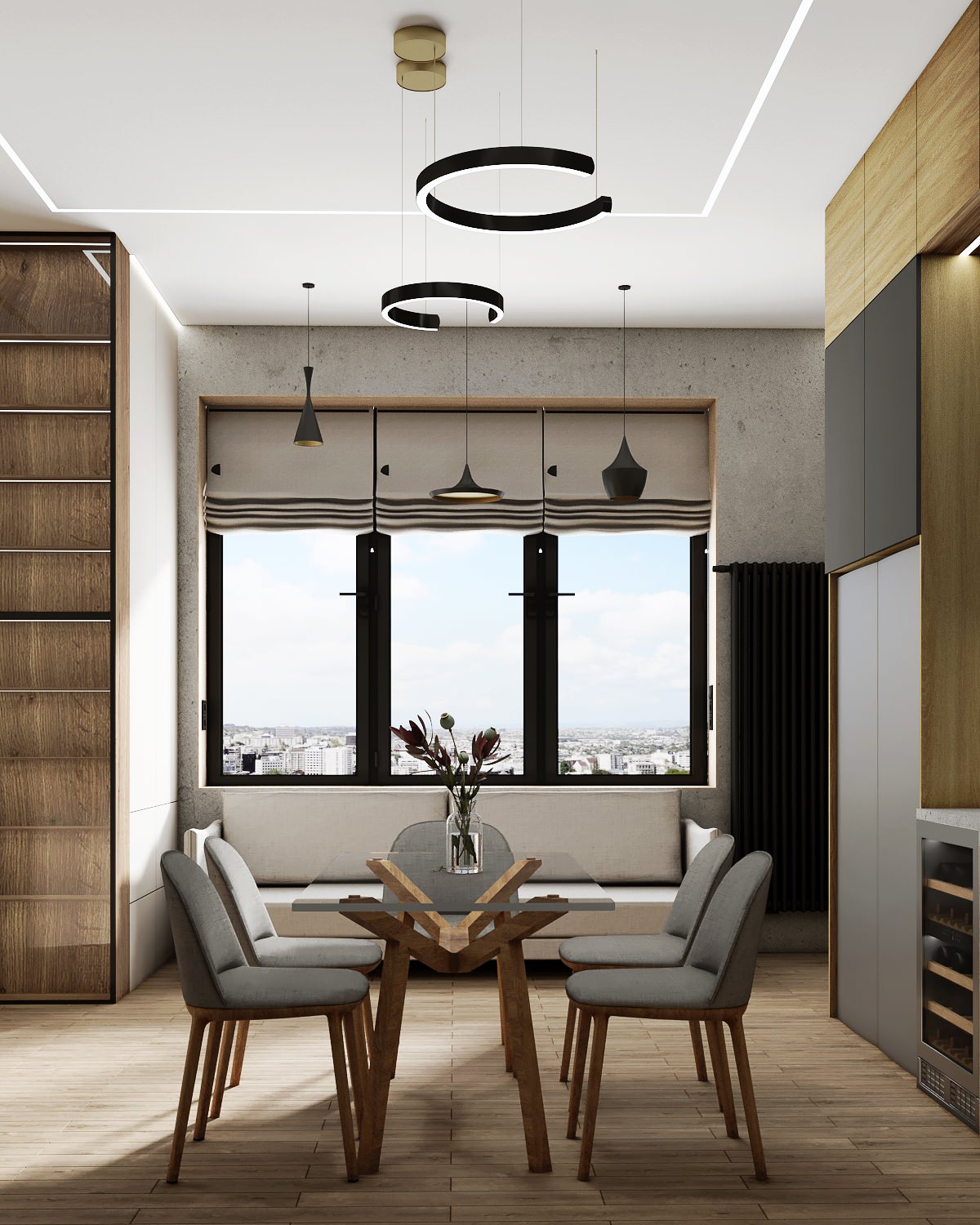 Дизайн Интерьера Квартиры 88 м2 в жк Ангелово Резиденц