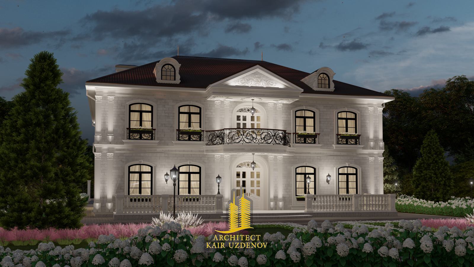 Проект дома в стиле Французский ренесанс